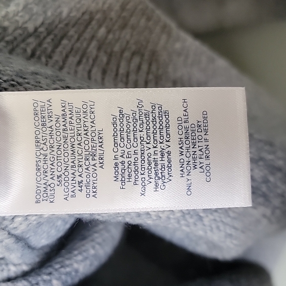 Chaps NWT XXL Blue Ombre Stripe Cozy Soft Sweater - Picture 5 of 8